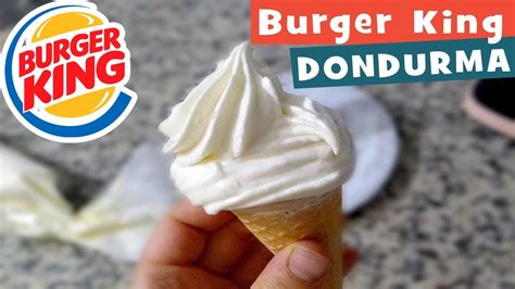 burger king dondurma tarifi